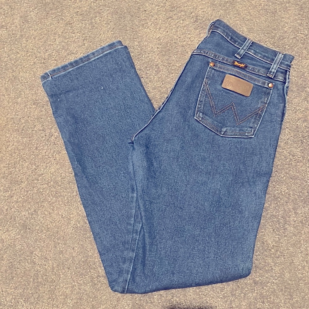 Mens Wranglers Dark Wash